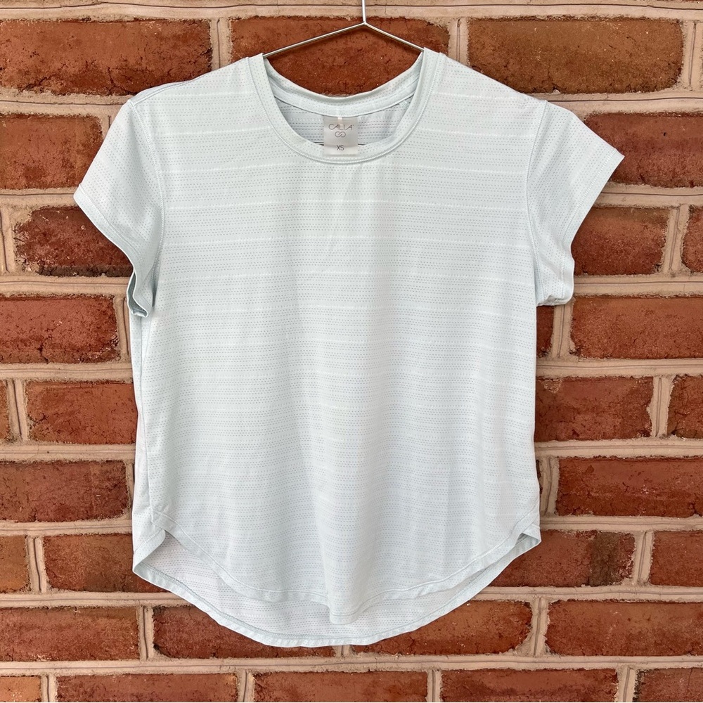 Calia flattering light blue athletic top
